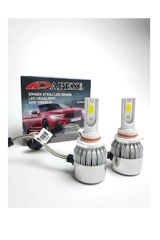 Apexi Yüksek Kalite H8 Beyaz Led Xenon Far Ampulü Şimşek Etkili