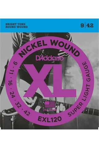 Daddarıo Exl120 9-42 Elektro Gitar Teli
