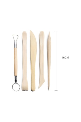 30 Adet Çömlek Seramik Heykel Oyma El Sanatı Modelleme Seti