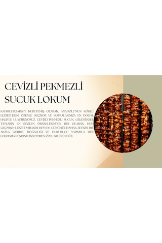 Kadirlihazarbey Cevizli Sucuk 500 Gr