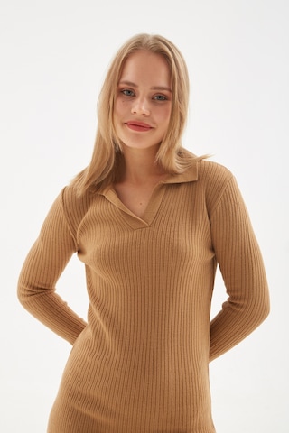Fashion Friends Kadın Elbise 24k0275K1 Camel