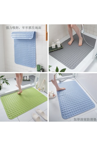 Yifomall 90x60 Cm Mavi Banyo Anti-kayma Pedleri Duş Alani Yıkama Temizlik Matları Ev Kullanimli Dayanikli Diğer