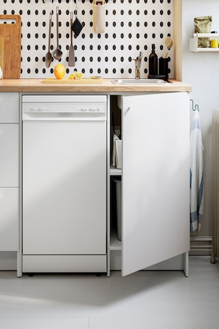 Ikea Beyaz Çok Amaçlı Mutfak Dolabı 120x61x91 Cm