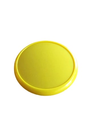 5 Adet Çocuk Odası Tekli Düğme Mobilya Kulp Çap 55 Mm Sarı