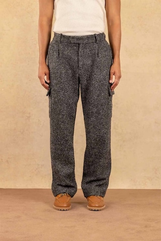 Carhartt Wıp Koyu Yün Karışımlı Cargo Pantolon - Le Pantalon Tweed Chiné Gri