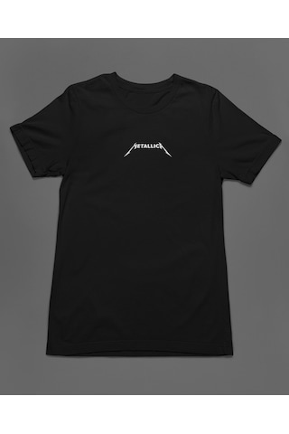 Bumeta Metallica Rock Metal Unisex Tişört T-shirt Siyah