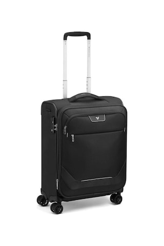 Roncato Joy Trolley Expandable Cabin Küçük Boy Tekerlekli Valiz Siyah Nero Siyah