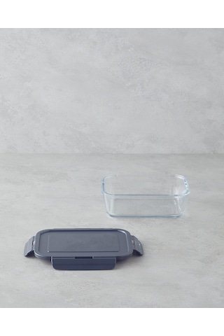 Fresh Ware Cam Saklama Kabı 800 Ml Gri Gri
