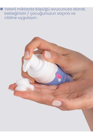 Bade Natural Nemlendirici Bebek Köpük Şampuan Doğal 100 ML