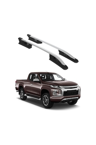 Mitsubishi L200 Mk5 2015-2023 Turtle Falcon Tavan Çıtası Gri