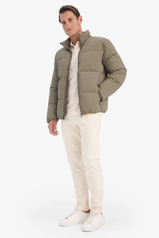 Defacto Regular Fit Dik Yaka Fermuarlı Su Geçirmez Mont F0307ax25wnkh401 Haki