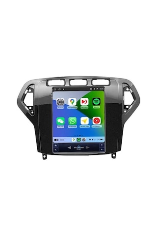 Ford Mondeo Tesla Siyah 2007-2010 6gb Ram 64gb Hafıza 4 Çekirdek Carplay Kamera Android Multimedya 12"