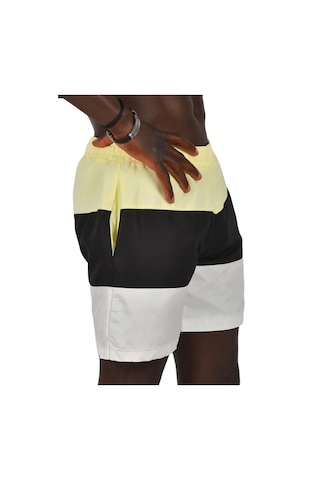 Deepsea Erkek Sarı Hızlı Kuruyan Deniz Şortu 2403002 Sarı