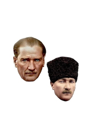 Atatürk Karton Maske 6lı 14 Ve Üzeri