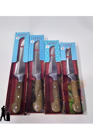 Lazoğlu Sürmene 4+1 Kurban Bıçak Seti 0,1,2,3,4 Numara