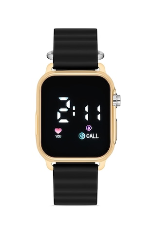 Aqua Di Polo 1987 Unisex Siyah Silikon Dijital Led Kol Saati Apwr033302