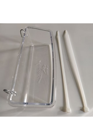 Askılı Şeffaf Tavşan Hamster Ginepig Yemliği 15 CM