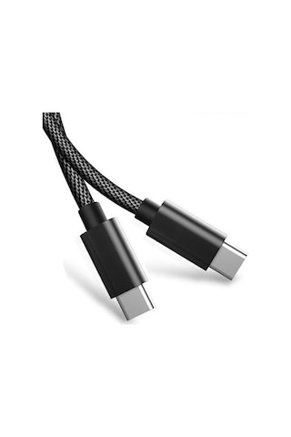 Adaman 100 Cm 1mt 3.0 Hızlı Şarj Ve Data Kablosu Type-c To Type- C Süper Hızlı Quick Şarj Kablosu - Beyaz