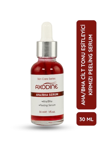 Axodine Aha-Bha Canlandırıcı Arındırıcı ve Cilt Tonu Eşitleyici Kırmızı Peeling Serum 30 ML
