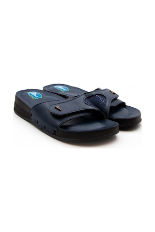 Dr.Comfort Ortopedik Halluks Walgus Cırtlı Kadın Terlik Dr.403-Lacivert