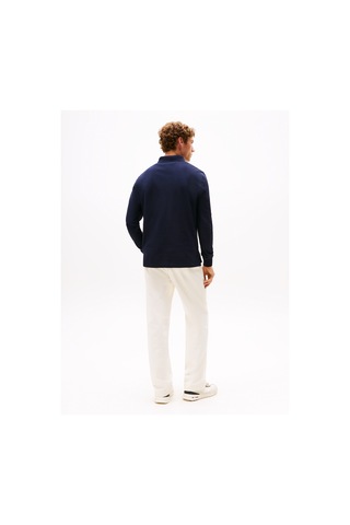 Tommy Hilfiger 1985 Regular Ls Polo Erkek Mavi T-shirt - Mw0mw20183