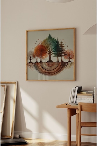 Ahşap Çerçeveli Mdf Kare Tek Tablo Kendi Tablo Setinizi Oluşturacağınız Liste Tx1017 23 X 23