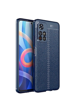 Xiaomi Redmi Note 11T 5G Kılıf Zore Niss Deri Desenli Silikon Kapak