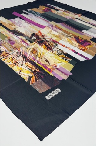 Aker Sport Polyester Twill Eşarp - 7418797-911 Siyah