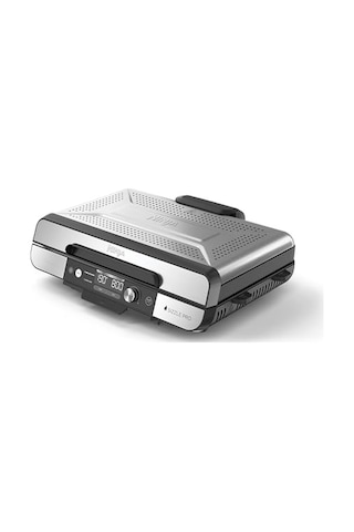 Ninja Sizzle Pro Xl Indoor Grill, Izgara Makinesi Gx101eu Seramik Yapışmaz Kaplama, Çıkarılabilir Kapak, Yağ Toplama Tepsisi, Yemek Kitabı, Gx101eu