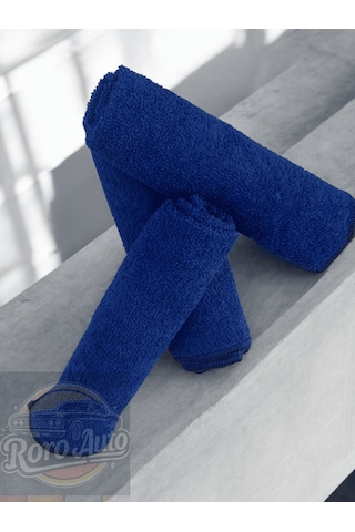 Roro Auto Fuji 3'lü Mikrofiber Araç Kurulama Ve Oto Temizlik Bezi 40x40 440 Gsm Mavi