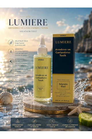 Wanna Lumiere Salatalık Özlü Yüz Arındırıcı ve Canlandırıcı Tonik 200 ML