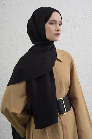 Armine Visse Şal 1 01 Siyah