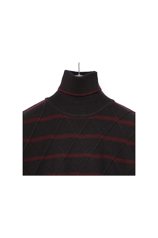 Dio Rise Erkek Şardonsuz Uzun Kol İnce Balıkçı Sweatshirt - 189232 - Siyah Siyah