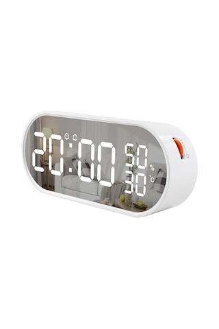 Dofolink Dijital Ayna Saat - Sicaklık Ve Nem Ölçer, Sürekli Işık Ayarı, Usb İle Beslenir Pil Dahil Değil