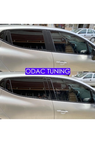 Clio 4 Hb Piano Black Parlak Siyah Kapı Direk Set