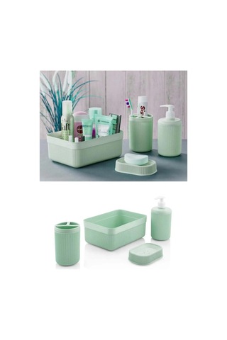 ALESTA Akrilik 4 Parça Banyo Takımı