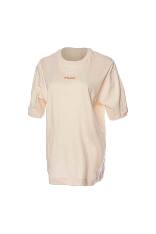 Hummel Hmlarıa Oversıze T-shırt S/s Kadın Whıtecap Grey T-shirt - H911923