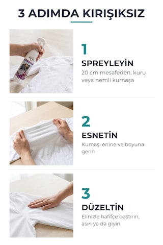 Toptancı Paketi Hochei Ütüsüz Ütü Spreyi 400 Ml X 20 Adet 20'li Set