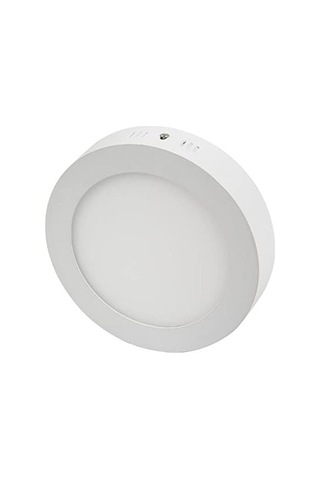 Damla Yuvarlak Sıva Üstü Led Panel Armatür Ct-5273 - Beyaz Işık Plastik Kasa Çok Renkli