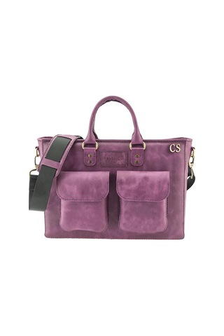 Evrak / Laptop Çantası - Mor-128428 Siyah