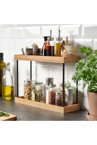 Ikea Nålblecka Tezgah Üstü Düzenleyici, Bambu, 38x13x28 Cm Bambu