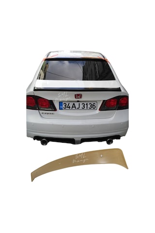 Honda Civic Fd6 Bagaj Üstü Anatomik Spoiler / Spoyler Plstk