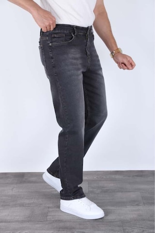 Blayn Jeans Erkek Regular Kalıp Likralı Esnek Kot Pantolon Antrasit Gri