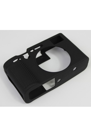 Cbtx Fujifilm X100v Uyumlu Şok Geçirmez Silikon Koruyucu Kamera Kılıfı - Siyah