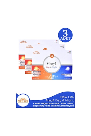 New Life Mag 4 Day 30 Tablet & Night 3 x 30 Tablet