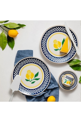 Porser Blue Zest Chic 6 Parça Servis Seti