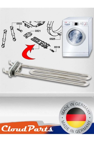 Bosch Uyumlu/siemens/profilo Çamaşır Makineleri İle  Rezistans Gövdesi luğu Sorunuz