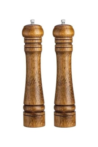Doğal Ahşap Gövdeli Öğütücü, 27 Cm Açık Ahşap