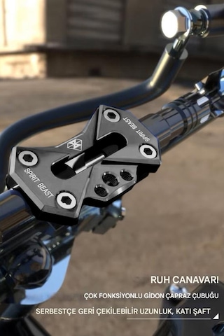 Spirit Beast Motosiklet Gidon Modifiye Tutucu İşlevli Styling Çap