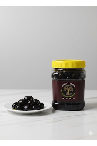 Müşküleli Mehmet Kurutulmuş Yağlı Siyah Zeytin 500 G